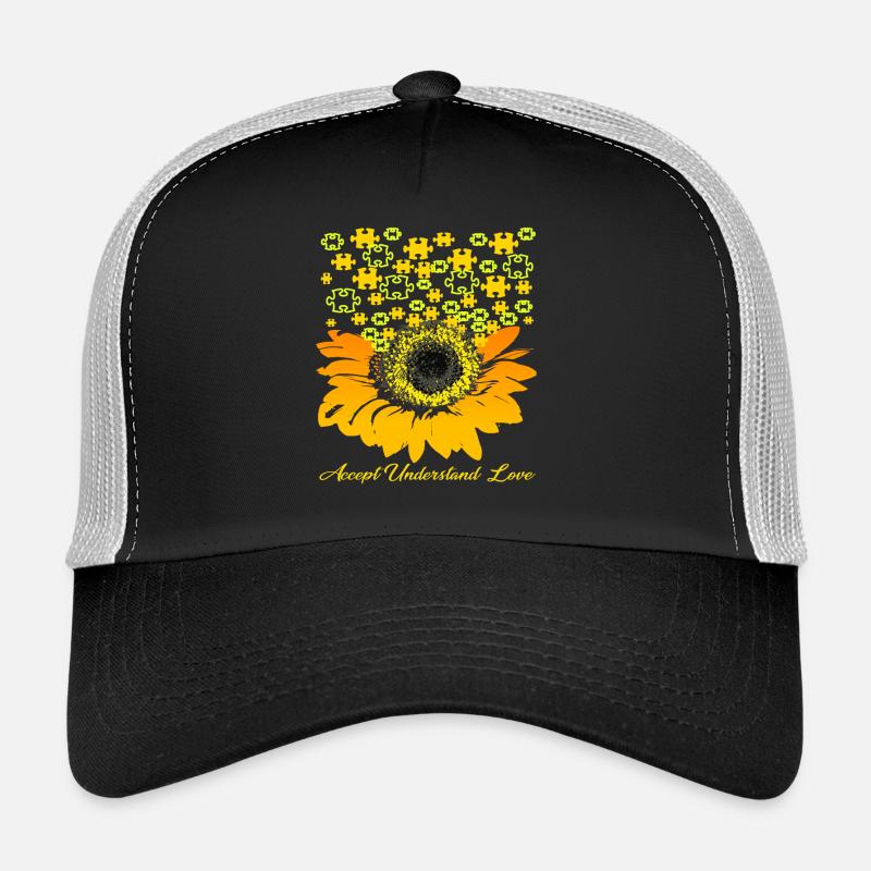 Sensibilisation à l'autisme Casquette trucker 
