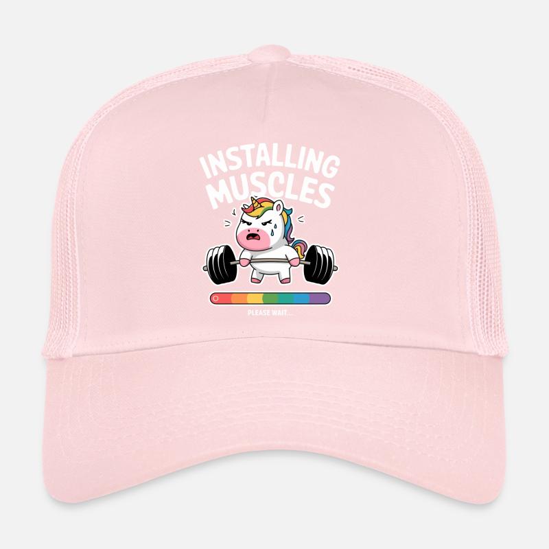 Installation de Muscles Licorne Casquette trucker 