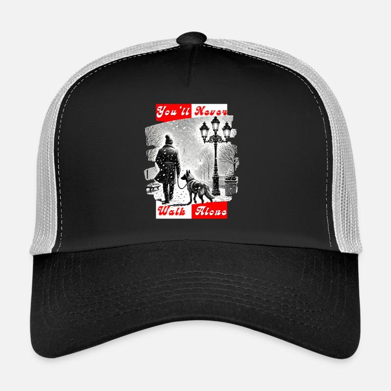 You ll Never Walk Alone - Trucker Cap - black/stone grey