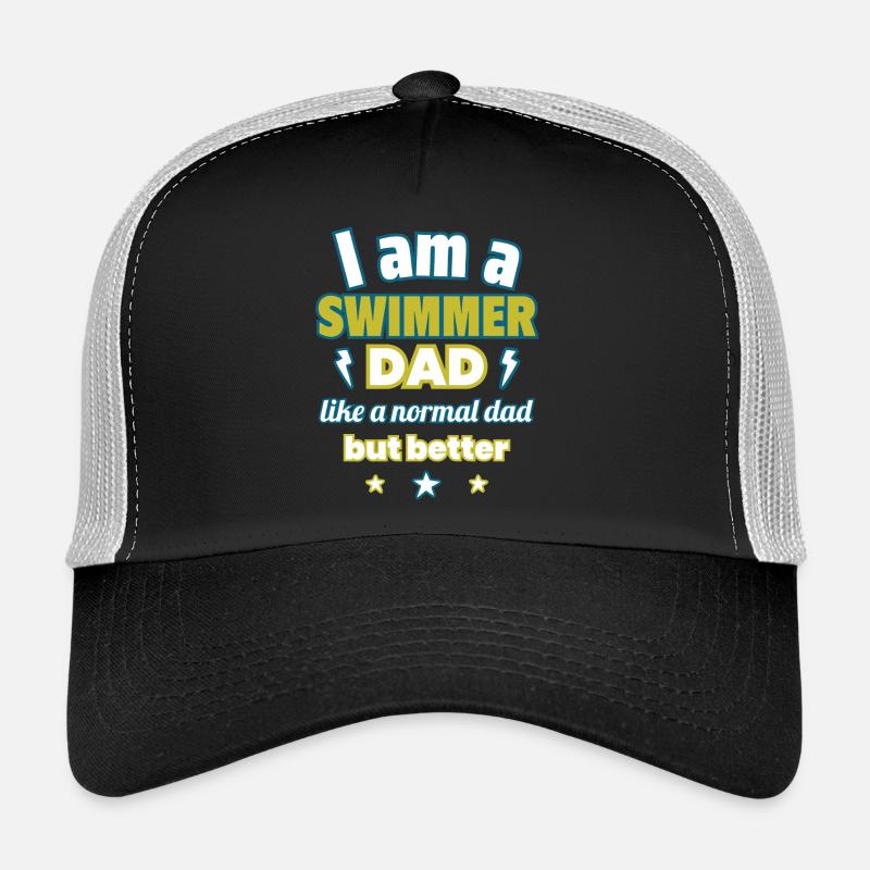 Papa SCHWIMMER, Vatertagsgeschenk,Humor,Schwimmen Trucker Cap