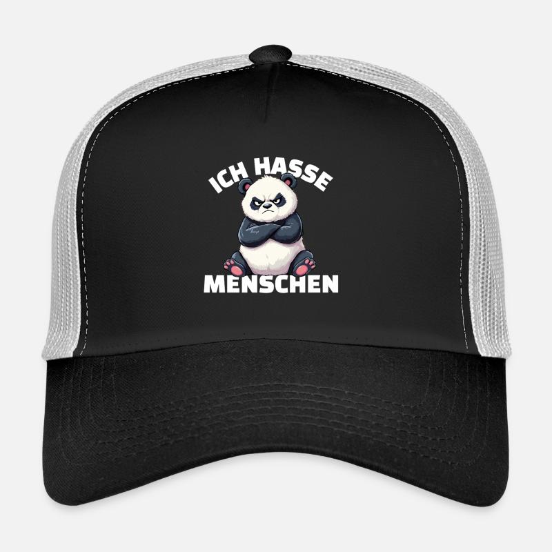 Le panda déteste les gens Design Casquette trucker 