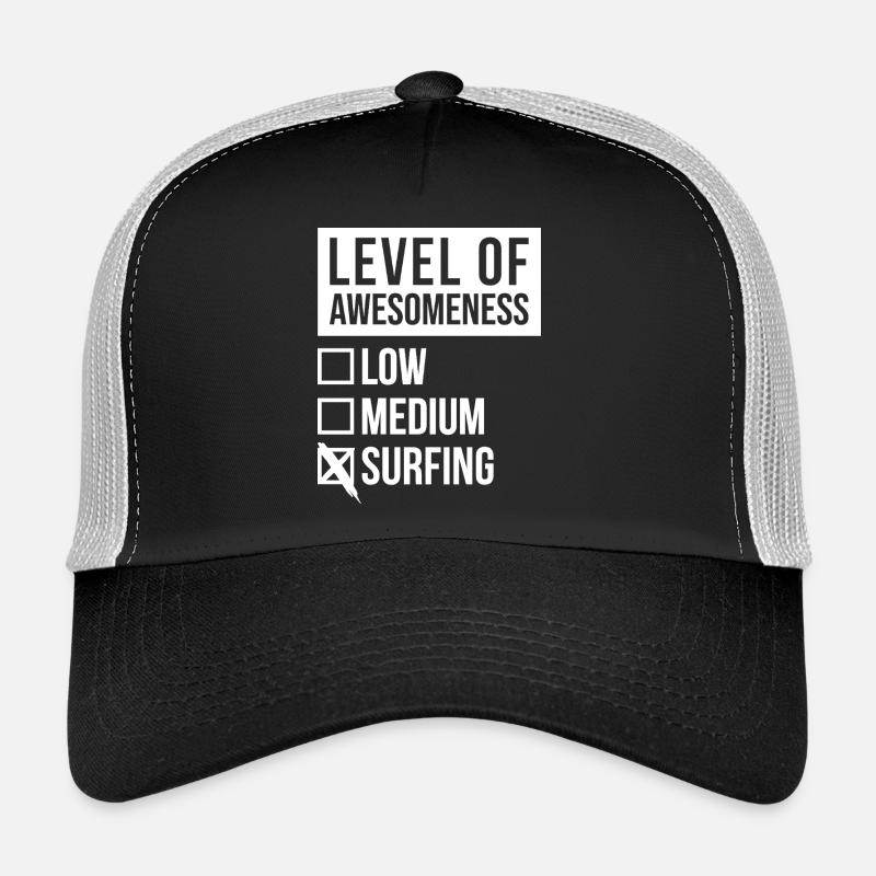surf - Casquette trucker  - noir/gris pierre