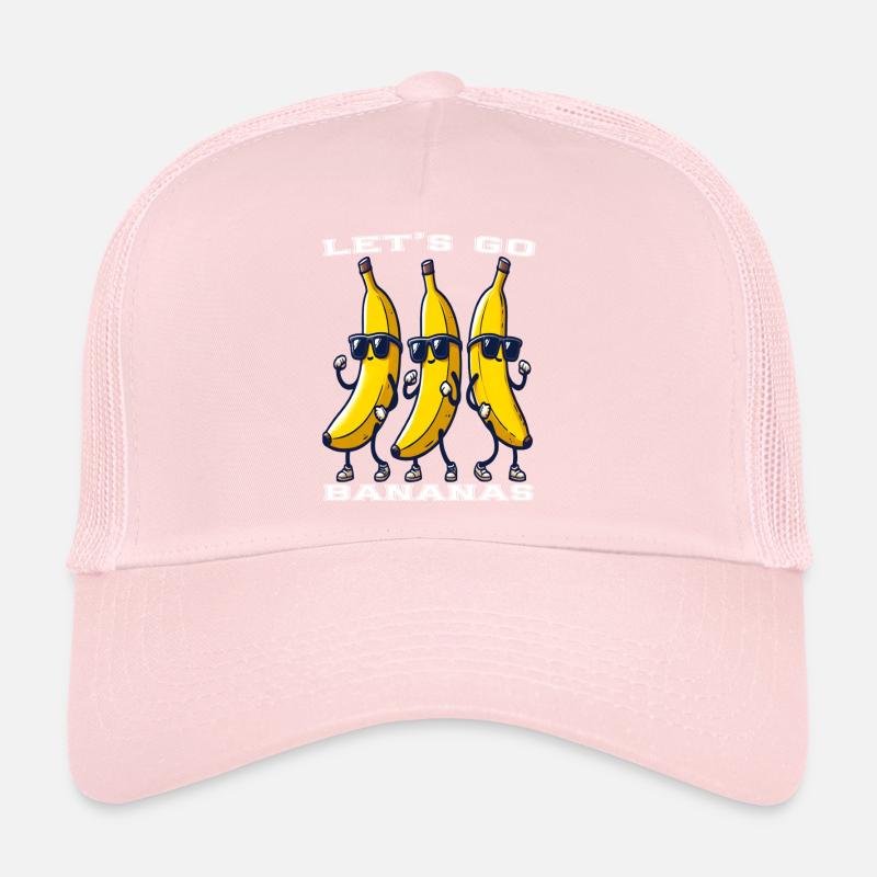 Funny Let's Go Bananas Trucker Cap