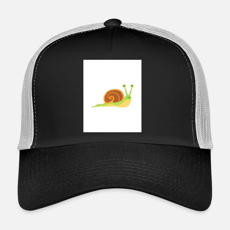 Schnecke - Trucker Cap - Schwarz/Steingrau
