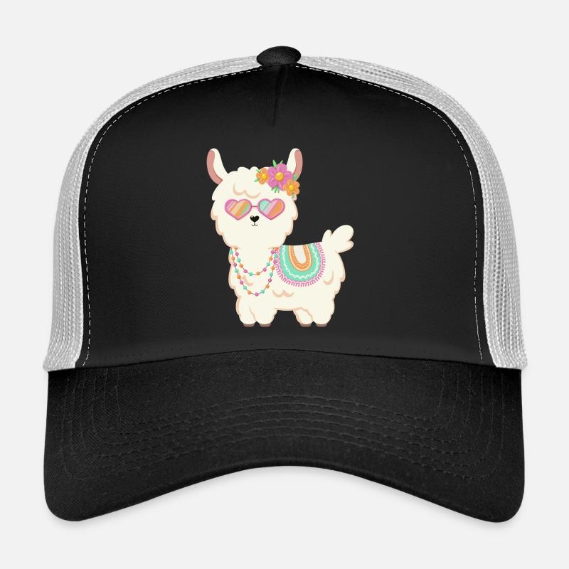 Süßes Lama Sommer Trucker Cap