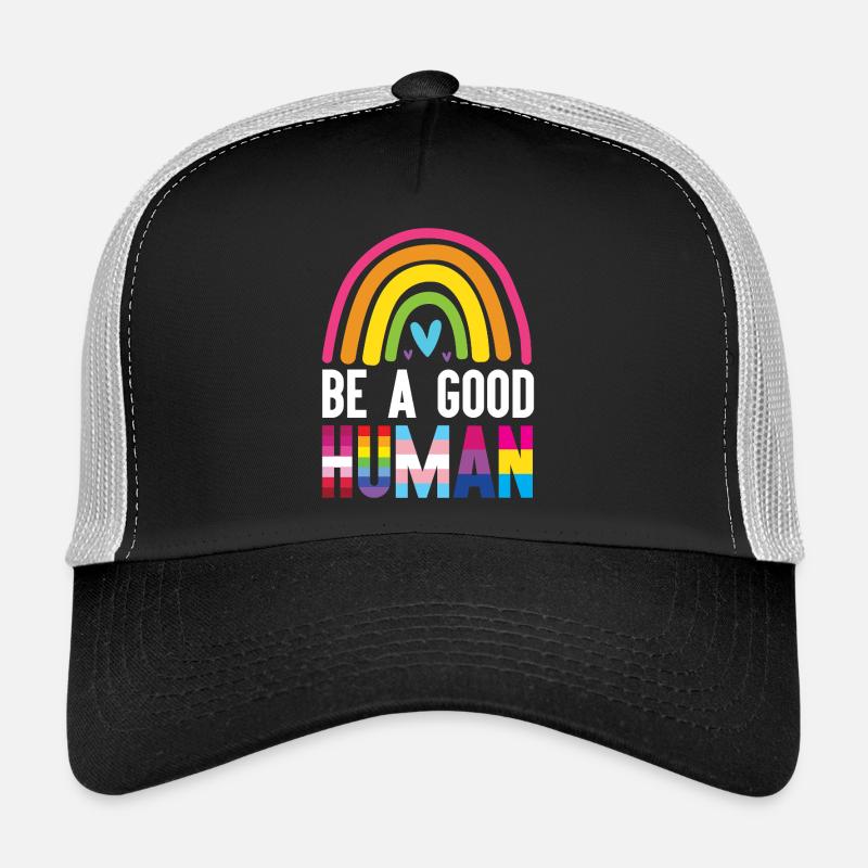 LGBT Pride Month - Sei ein guter Mensch Trucker Cap