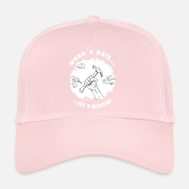 Si ça tient, c’est juste – bricolage DIY humour Casquette trucker 