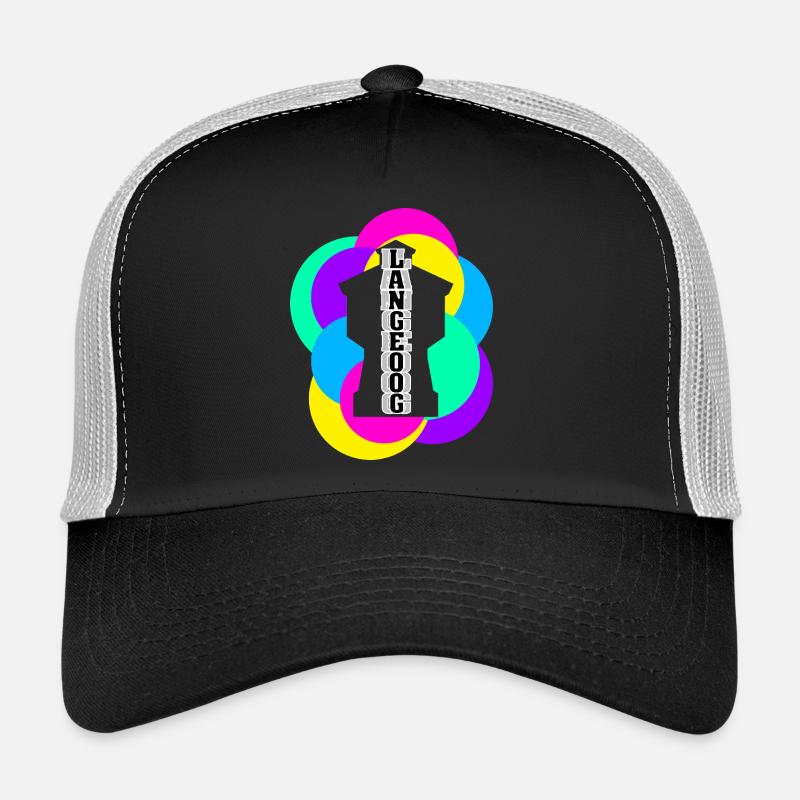Wasserturm Langeoog bunt Trucker Cap