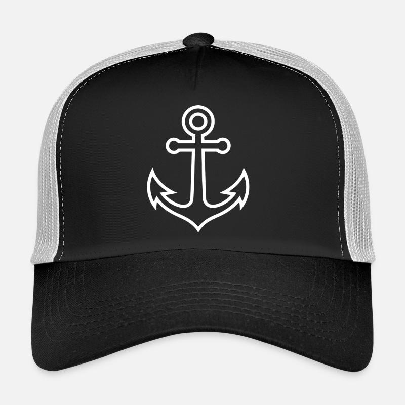 Simple Nautical Anchor Trucker Cap