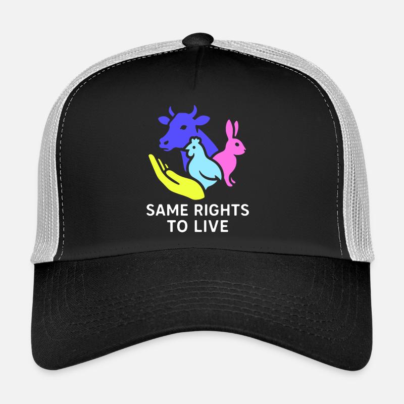 same rights to live - Trucker Cap - black/stone grey