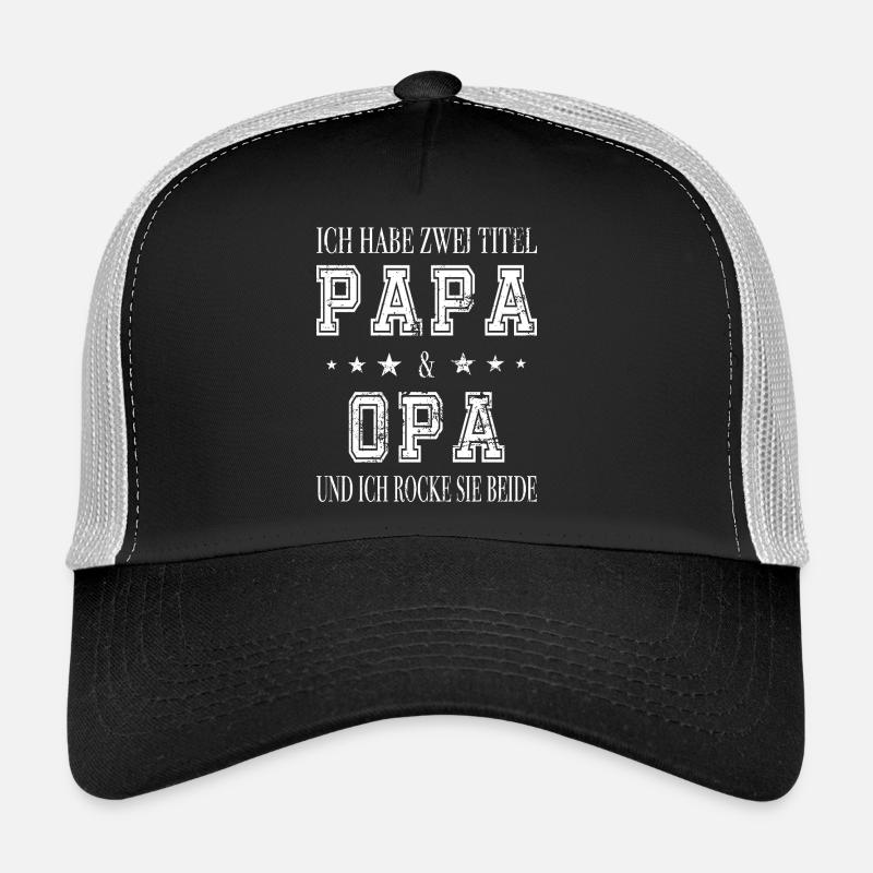 Papa & Opa in einer Person Trucker Cap