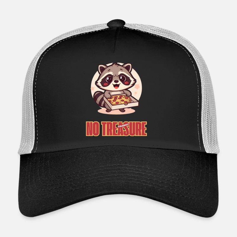 Waschbär mit Pizzaliebe - Trash? No, Treasure! Trucker Cap