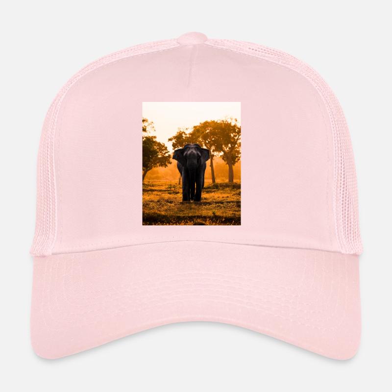 elephant-tree-sunset-sunrise Trucker Cap