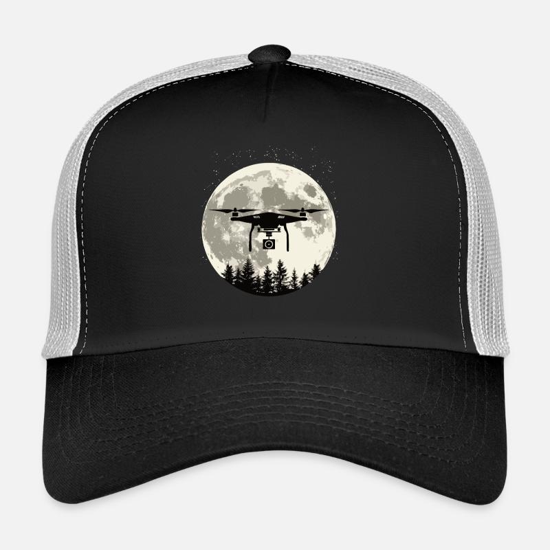 Drone Pleine Lune Casquette trucker 