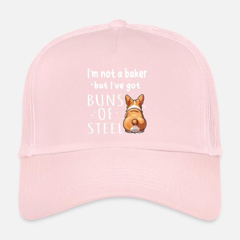 Petits pains d’acier Corgi Jeu de mots Casquette trucker 