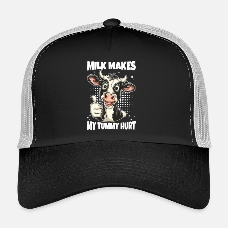 Laktose Intolerant Kuh Spruch Trucker Cap