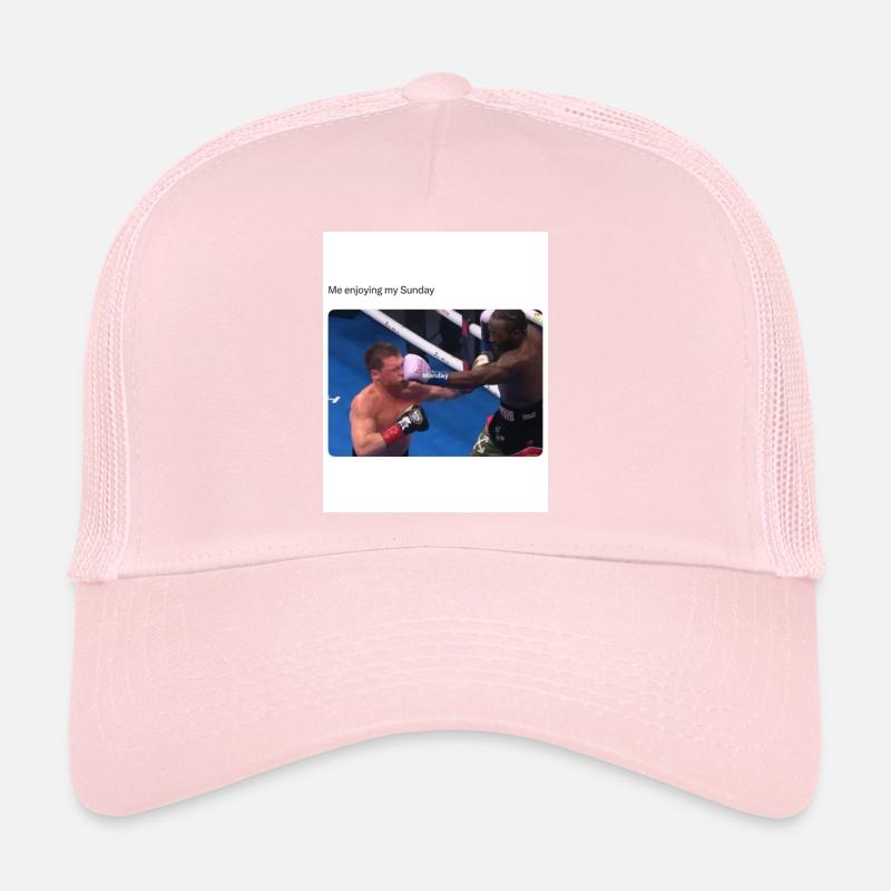 Moment de boxe du dimanche Casquette trucker 