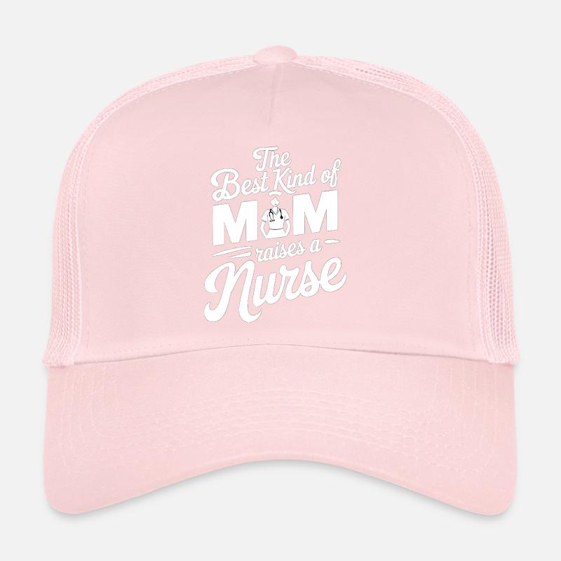 Le meilleur type de maman élève une infirmière Casquette trucker 
