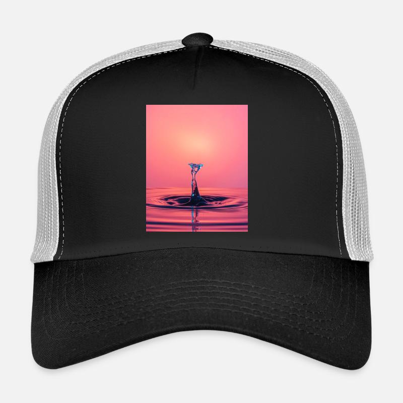 Éclaboussure abstraite liquide Casquette trucker 
