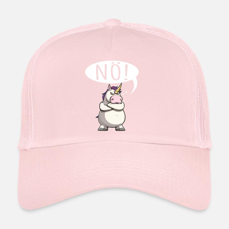 Unicorn Nope chubby Trucker Cap