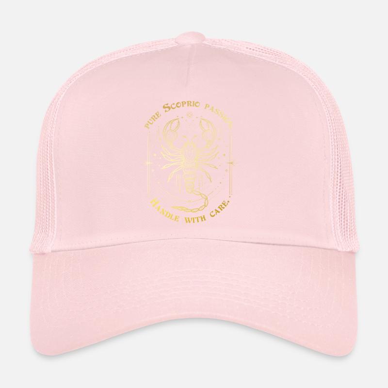 Scorpion Passion Signe du zodiaque Cadeau Astrologie Art Casquette trucker