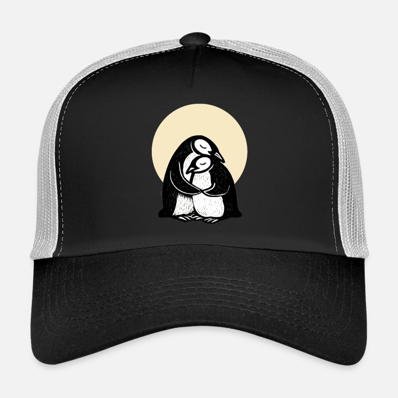 Hugging Penguins Duo Trucker Cap