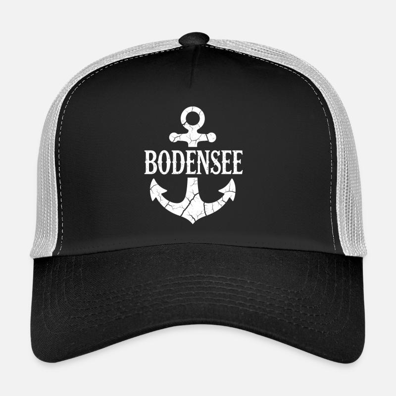 Bateau de vacances au lac de Constance Casquette trucker 