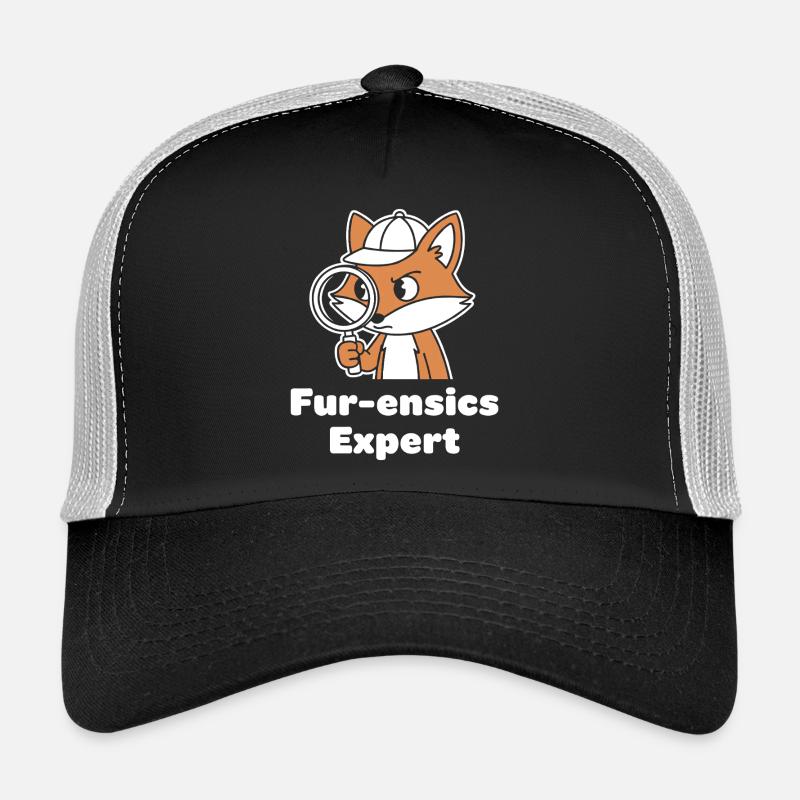 Fur-ensics Detective Fox Trucker Cap