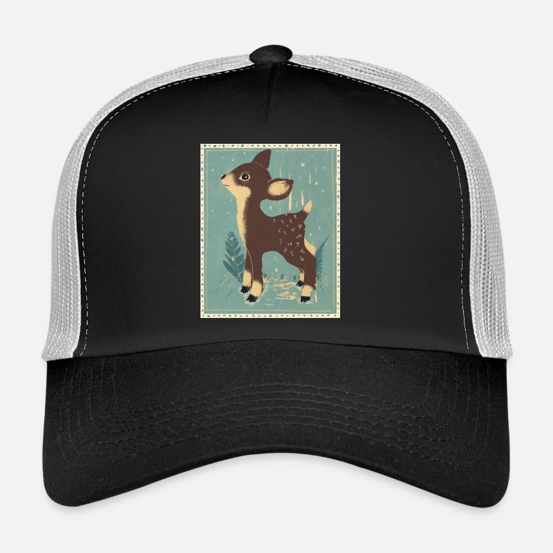 Reh im Retrowald Trucker Cap