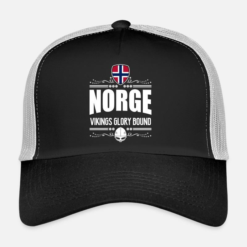 NORWAY - NORGE VIKINGS GLORY - Trucker Cap - black/stone grey