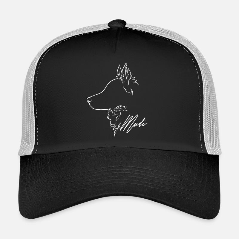 Mudi Profil Hunde Hund Wilsigns Trucker Cap
