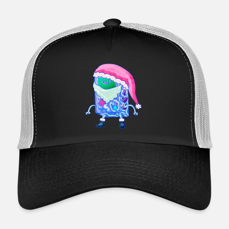 Console de jeu de Noël Kawaii Robot Santa Casquette trucker 