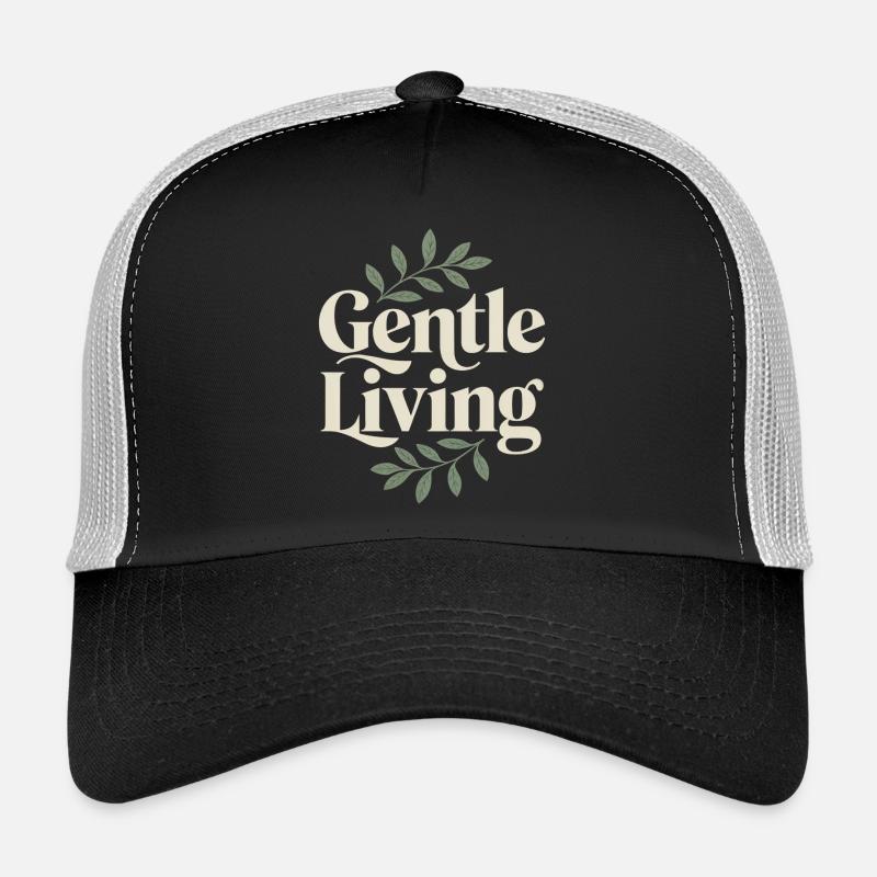 Vivre en douceur – Feuilles vintage Casquette trucker 