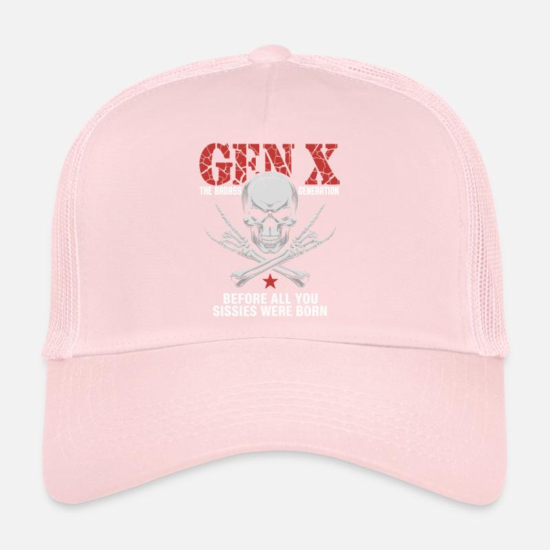 Gen X The Badass Generation Crossbones Trucker Cap