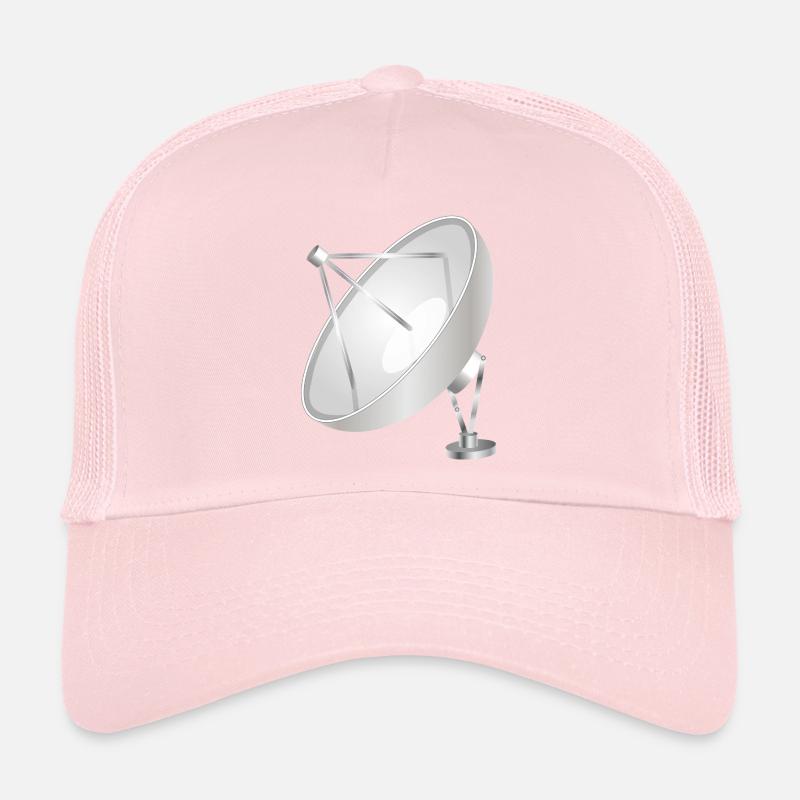 Antenne paraboise à l’aspect moderne et net Casquette trucker 