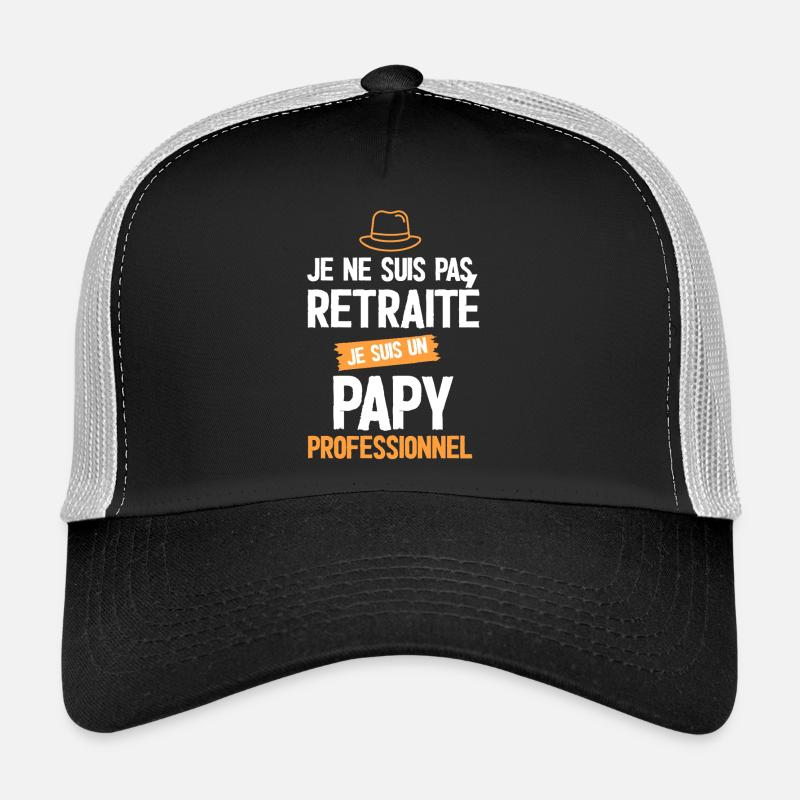 Papi Professionnel — Retraite Inversée Casquette trucker 