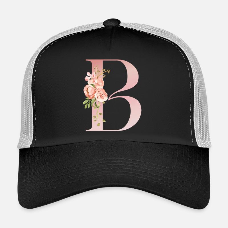 B Pastel Floral Trucker Cap