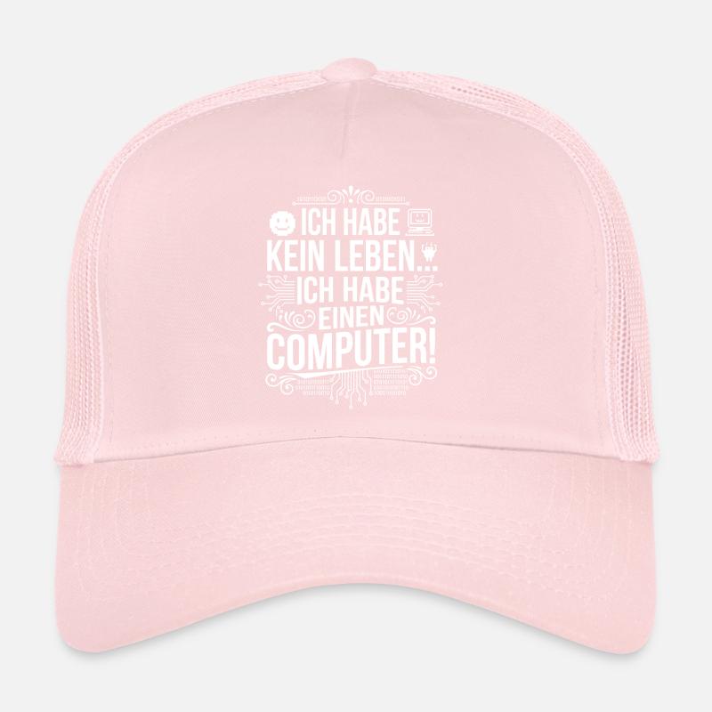No life, only computers Trucker Cap