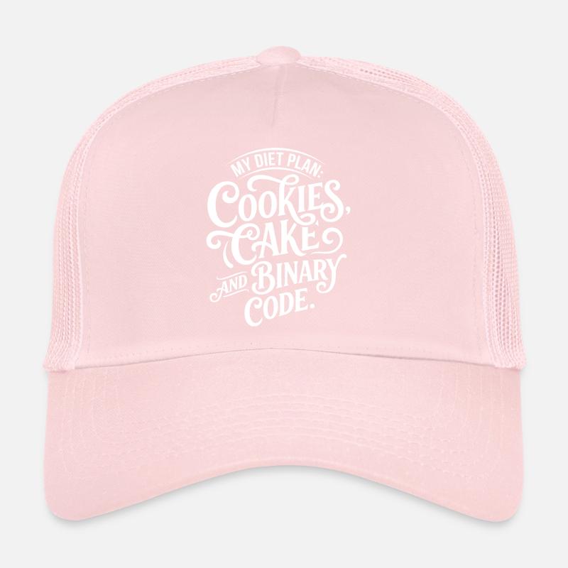 Conception du code binaire de Cookies Cake Casquette trucker 