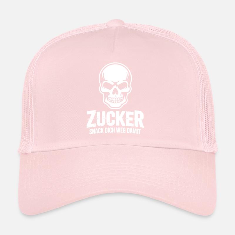 Sugar Skull Snack Design Trucker Cap