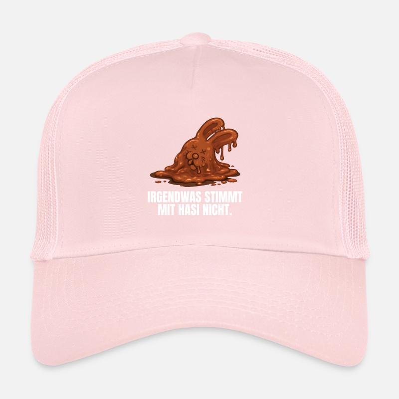 Pâques du lapin en chocolat Casquette trucker 