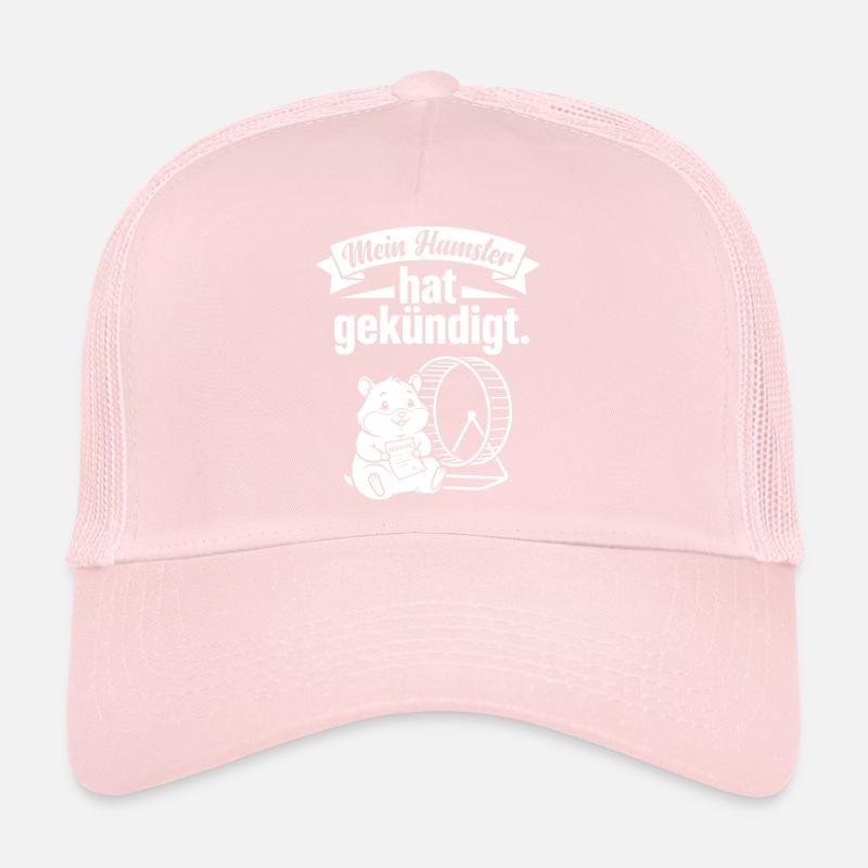 Mon humour de roue de hamster a arrêté Casquette trucker 