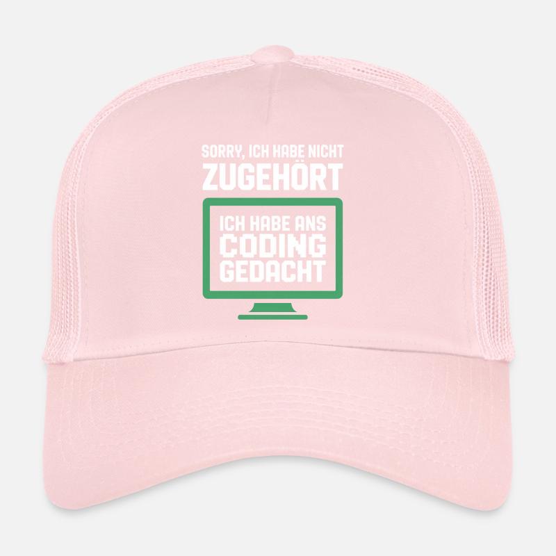 Pensée de codage à l’écran Casquette trucker 