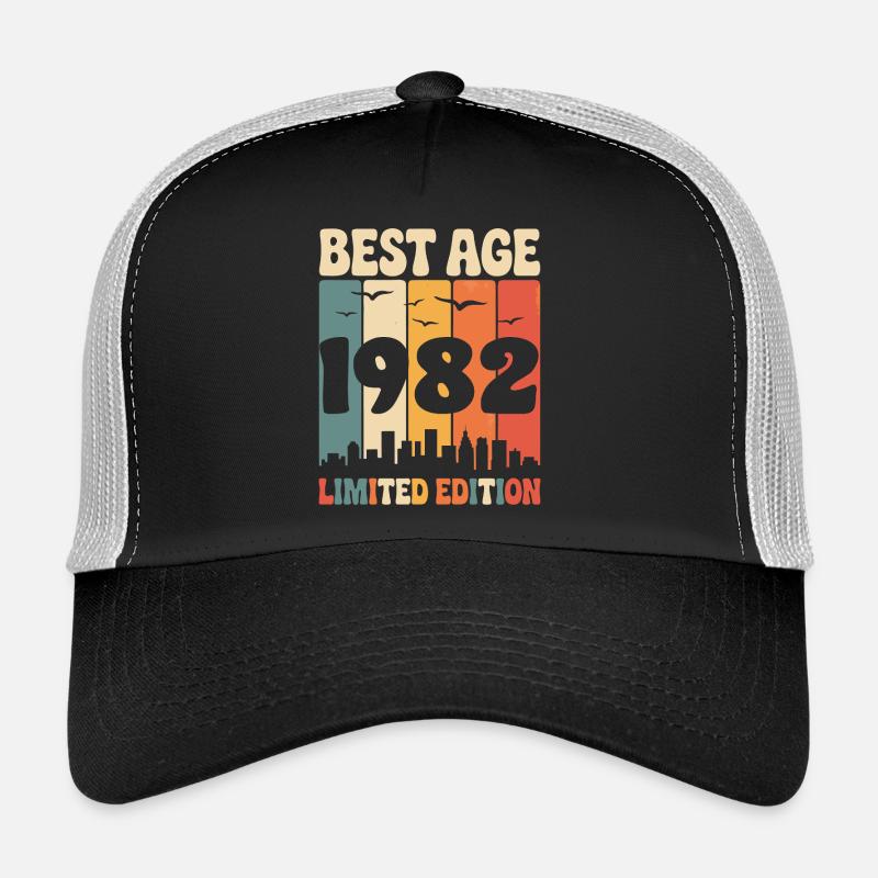 1982 Retro Geburtstag 1982 Vintage 1982 Trucker Cap