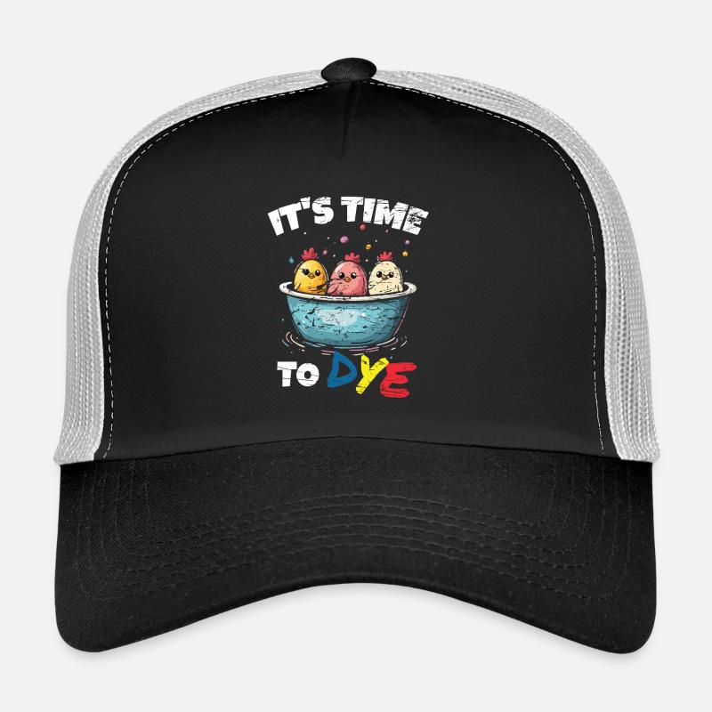 Œufs de Pâques Teinture des œufs de Pâques Casquette trucker 