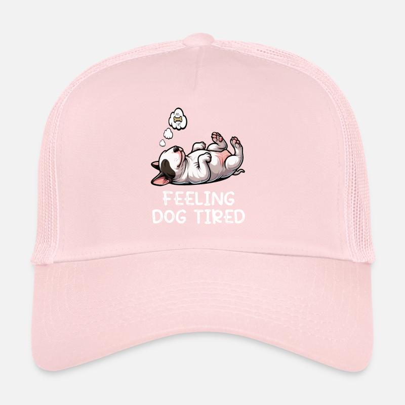 Feeling Dog Tired Miniatur Bullterrier Bully  Trucker Cap