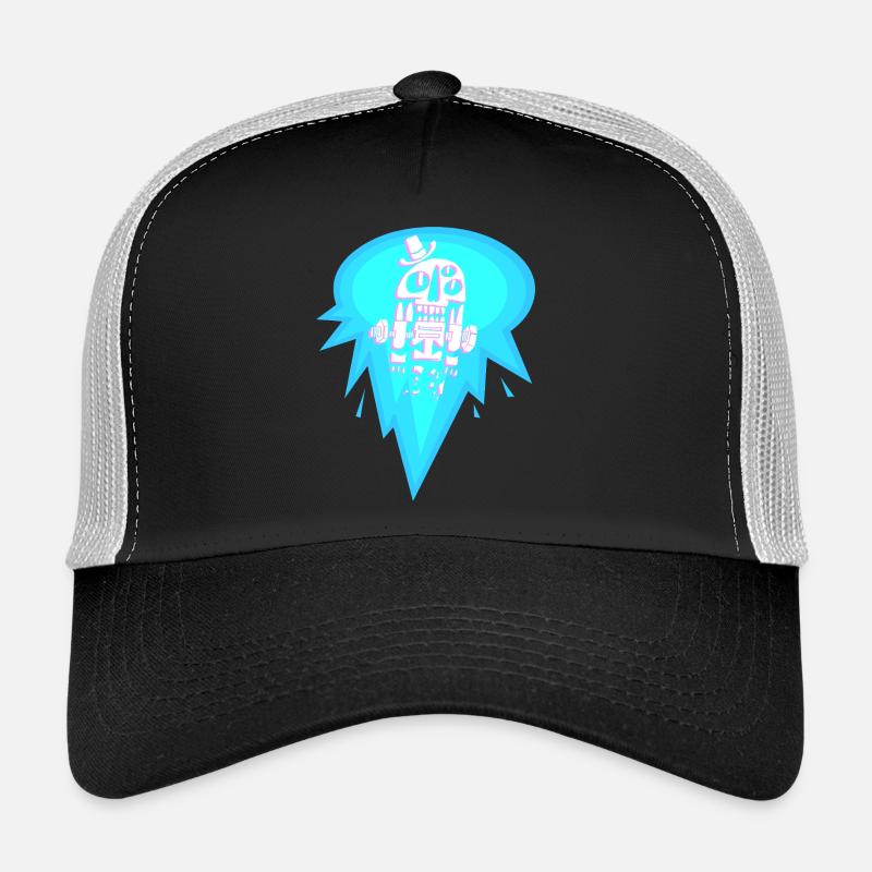 TurboDead - Casquette trucker  - noir/gris pierre
