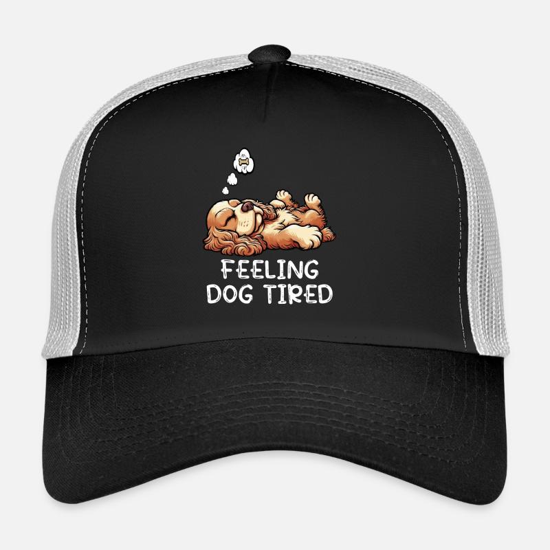 Se sentir fatigué Cocker Spaniel Cockerhund Cocker Casquette trucker 