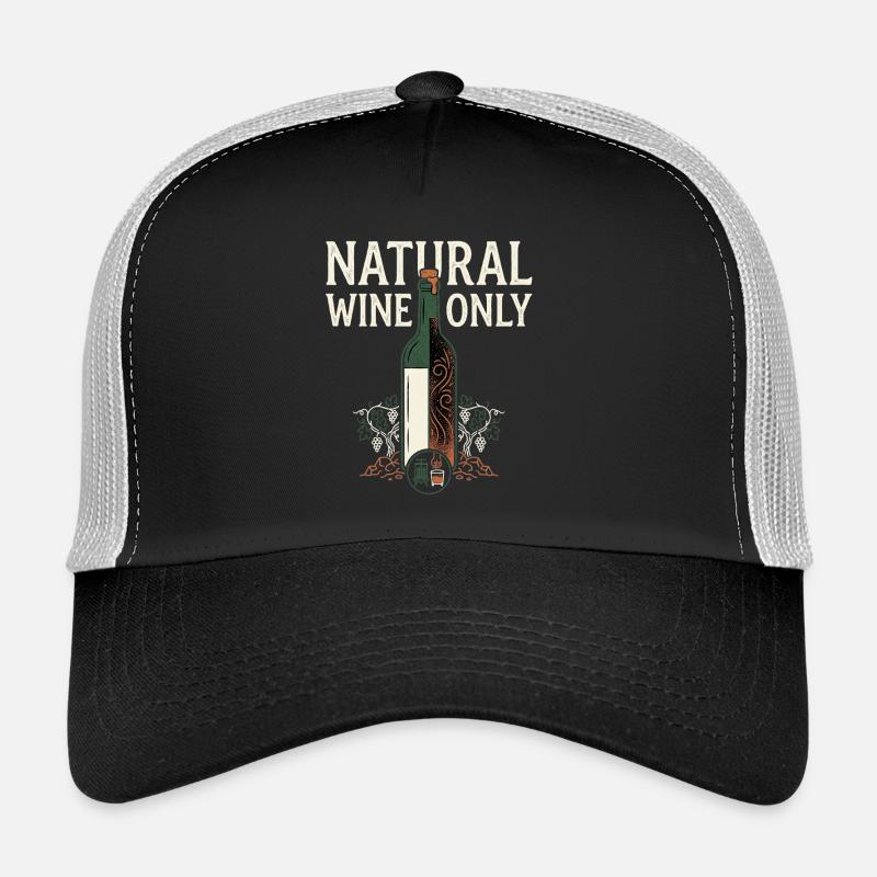 Vin naturel uniquement Casquette trucker 