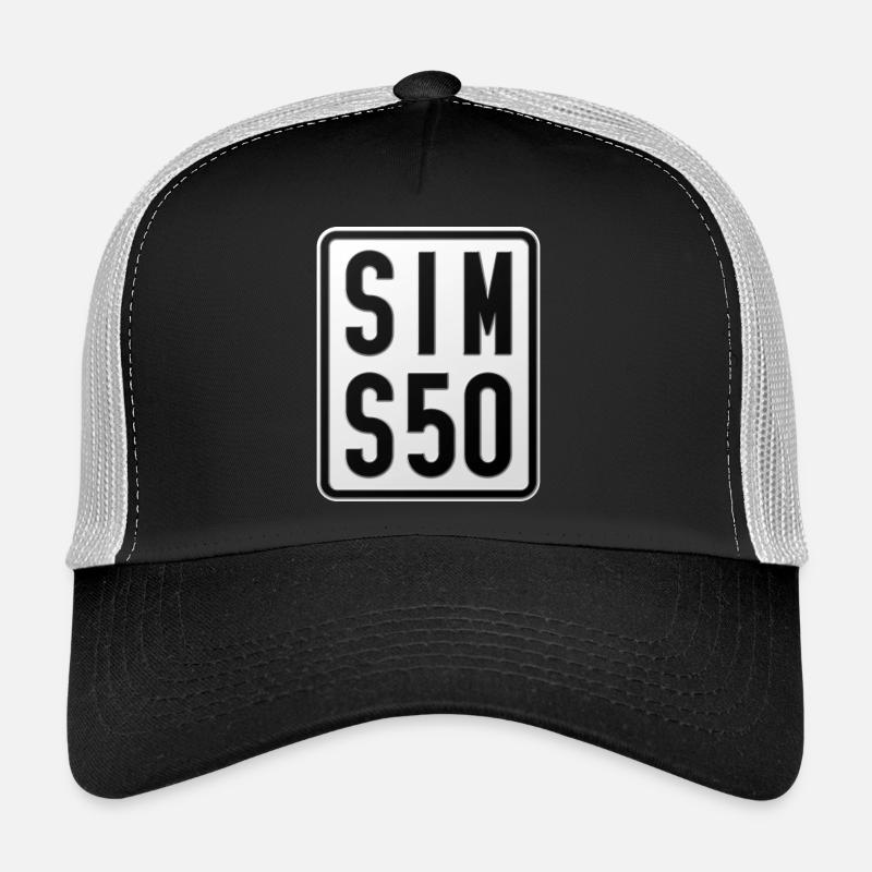 Simson S50 Moped Kennzeichen Trucker Cap